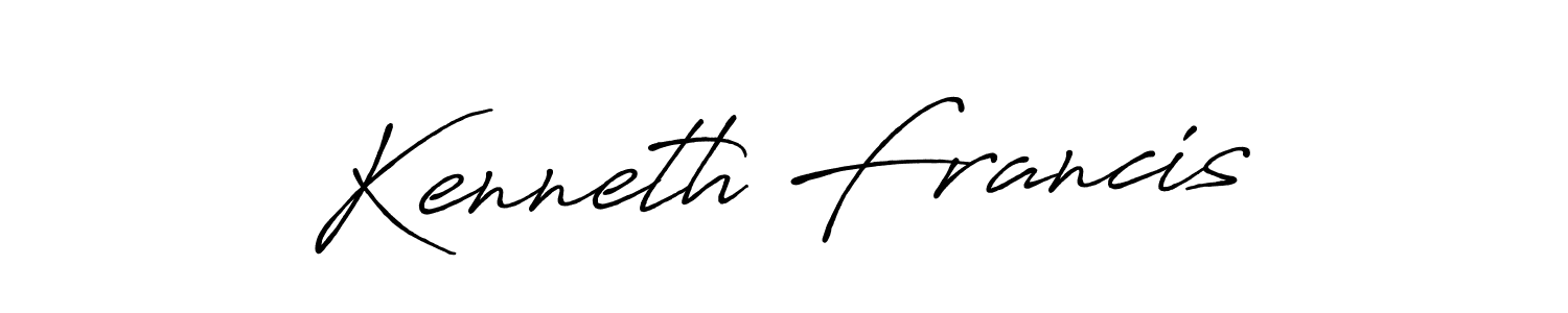 This is the best signature style for the Kenneth Francis name. Also you like these signature font (Antro_Vectra_Bolder). Mix name signature. Kenneth Francis signature style 7 images and pictures png