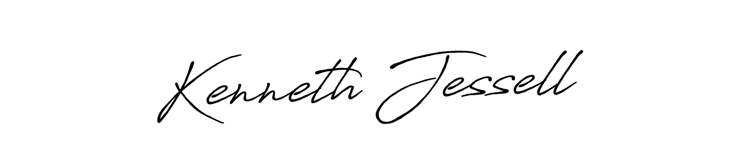 Also we have Kenneth Jessell name is the best signature style. Create professional handwritten signature collection using Antro_Vectra_Bolder autograph style. Kenneth Jessell signature style 7 images and pictures png