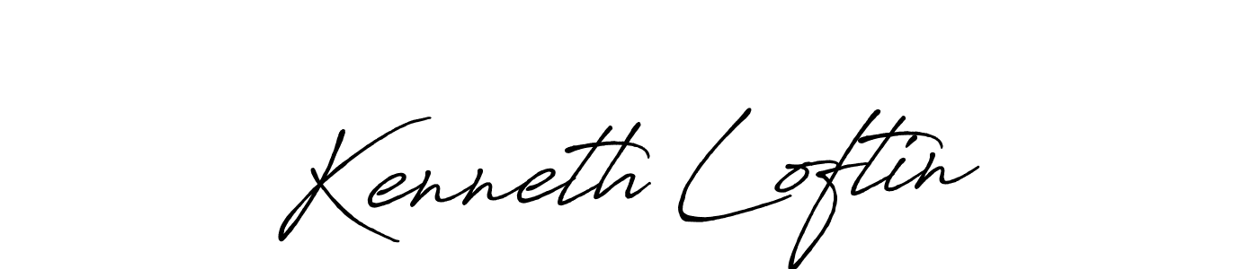 You should practise on your own different ways (Antro_Vectra_Bolder) to write your name (Kenneth Loftin) in signature. don't let someone else do it for you. Kenneth Loftin signature style 7 images and pictures png