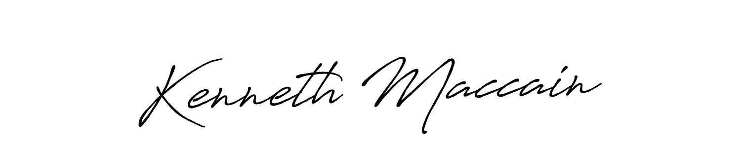 Use a signature maker to create a handwritten signature online. With this signature software, you can design (Antro_Vectra_Bolder) your own signature for name Kenneth Maccain. Kenneth Maccain signature style 7 images and pictures png