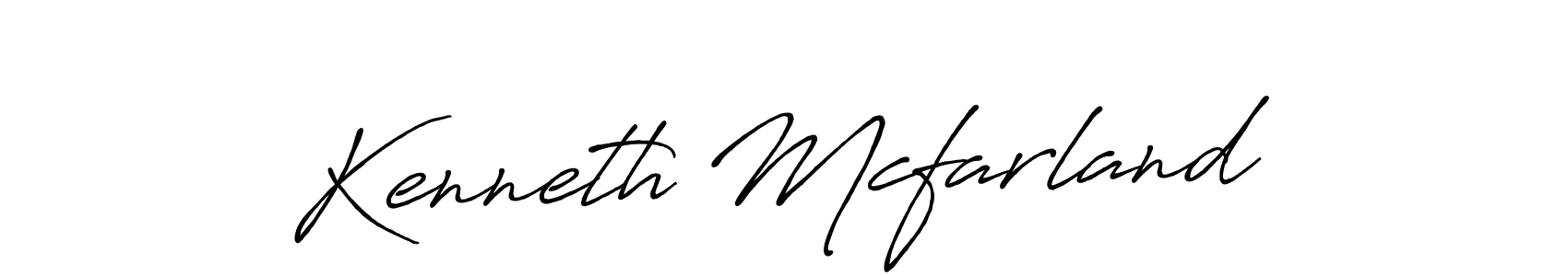 Kenneth Mcfarland stylish signature style. Best Handwritten Sign (Antro_Vectra_Bolder) for my name. Handwritten Signature Collection Ideas for my name Kenneth Mcfarland. Kenneth Mcfarland signature style 7 images and pictures png