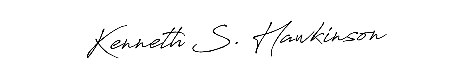 Use a signature maker to create a handwritten signature online. With this signature software, you can design (Antro_Vectra_Bolder) your own signature for name Kenneth S. Hawkinson. Kenneth S. Hawkinson signature style 7 images and pictures png