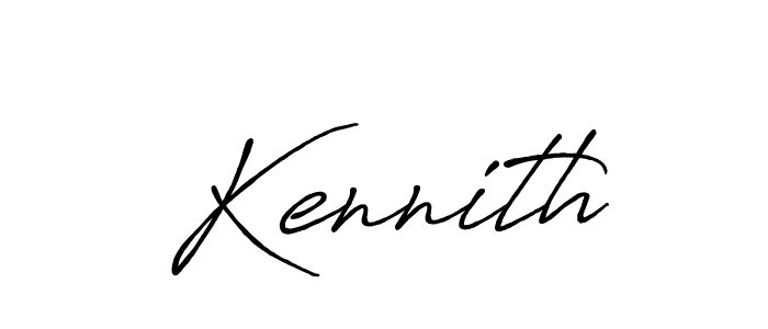 Best and Professional Signature Style for Kennith. Antro_Vectra_Bolder Best Signature Style Collection. Kennith signature style 7 images and pictures png