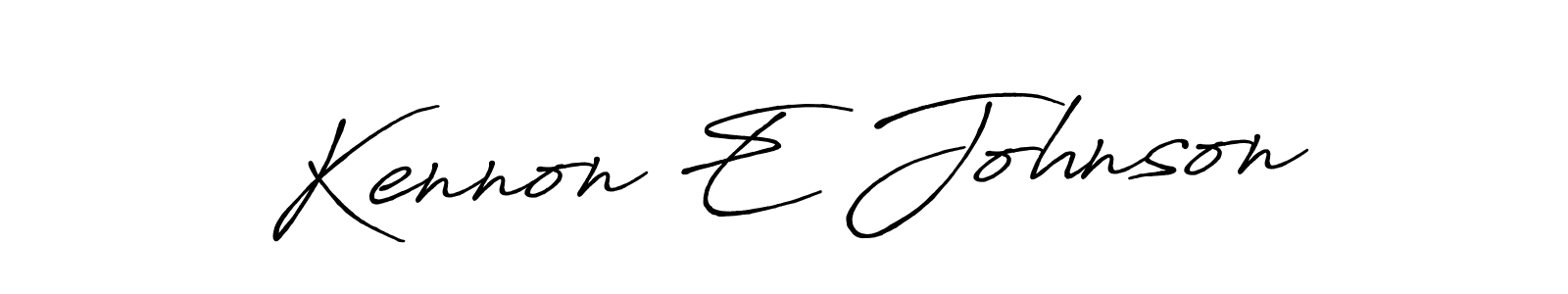 Antro_Vectra_Bolder is a professional signature style that is perfect for those who want to add a touch of class to their signature. It is also a great choice for those who want to make their signature more unique. Get Kennon E Johnson name to fancy signature for free. Kennon E Johnson signature style 7 images and pictures png