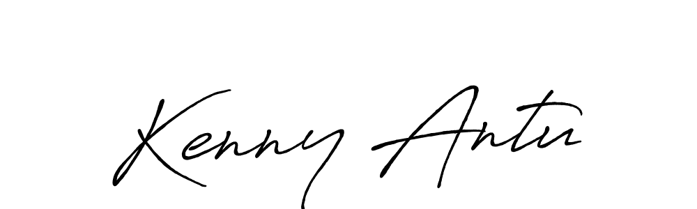 Also we have Kenny Antu name is the best signature style. Create professional handwritten signature collection using Antro_Vectra_Bolder autograph style. Kenny Antu signature style 7 images and pictures png
