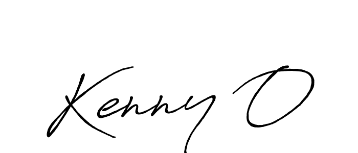 Design your own signature with our free online signature maker. With this signature software, you can create a handwritten (Antro_Vectra_Bolder) signature for name Kenny O. Kenny O signature style 7 images and pictures png