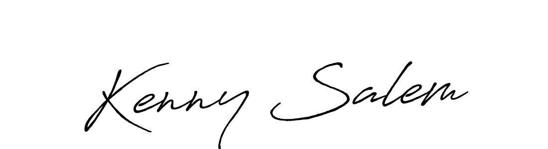 Best and Professional Signature Style for Kenny Salem. Antro_Vectra_Bolder Best Signature Style Collection. Kenny Salem signature style 7 images and pictures png