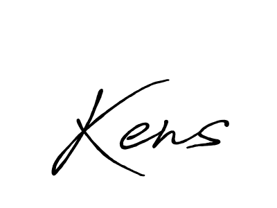 The best way (Antro_Vectra_Bolder) to make a short signature is to pick only two or three words in your name. The name Kens include a total of six letters. For converting this name. Kens signature style 7 images and pictures png