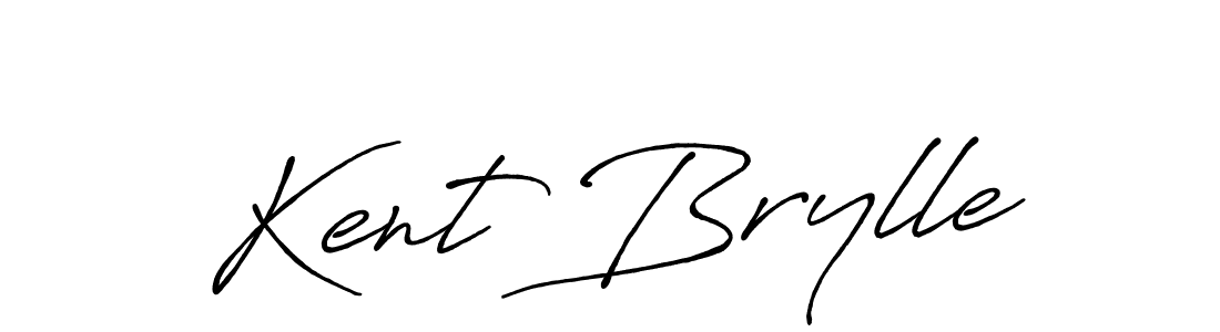 How to make Kent Brylle name signature. Use Antro_Vectra_Bolder style for creating short signs online. This is the latest handwritten sign. Kent Brylle signature style 7 images and pictures png