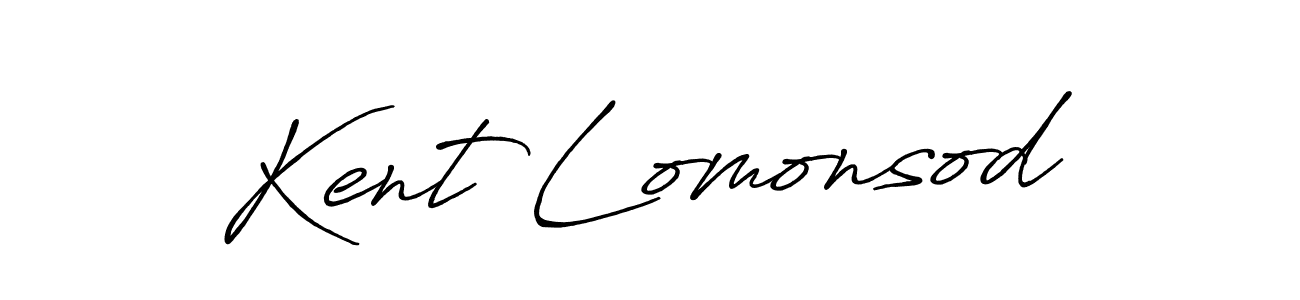 Kent Lomonsod stylish signature style. Best Handwritten Sign (Antro_Vectra_Bolder) for my name. Handwritten Signature Collection Ideas for my name Kent Lomonsod. Kent Lomonsod signature style 7 images and pictures png