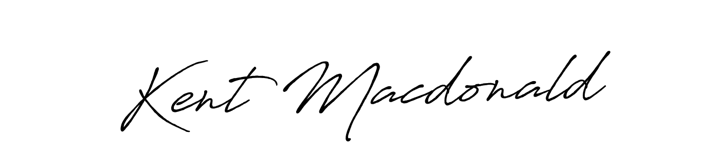 Create a beautiful signature design for name Kent Macdonald. With this signature (Antro_Vectra_Bolder) fonts, you can make a handwritten signature for free. Kent Macdonald signature style 7 images and pictures png