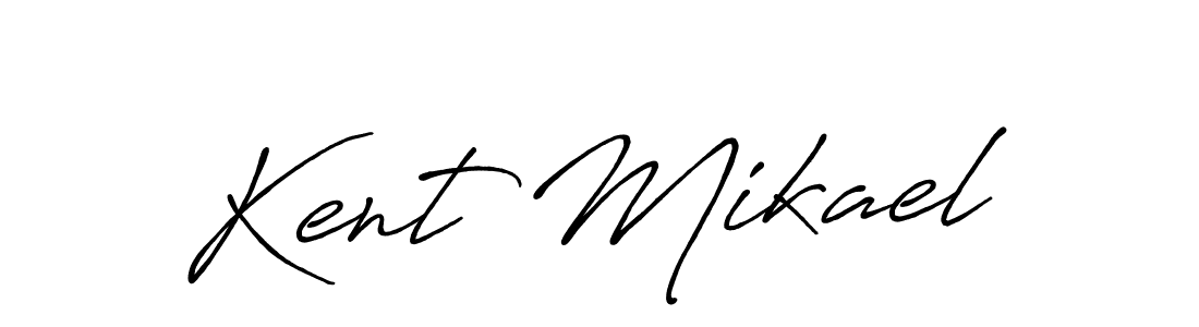 Make a beautiful signature design for name Kent Mikael. With this signature (Antro_Vectra_Bolder) style, you can create a handwritten signature for free. Kent Mikael signature style 7 images and pictures png