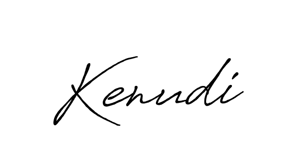 How to make Kenudi name signature. Use Antro_Vectra_Bolder style for creating short signs online. This is the latest handwritten sign. Kenudi signature style 7 images and pictures png