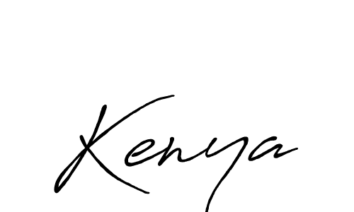 How to Draw Kenya signature style? Antro_Vectra_Bolder is a latest design signature styles for name Kenya. Kenya signature style 7 images and pictures png