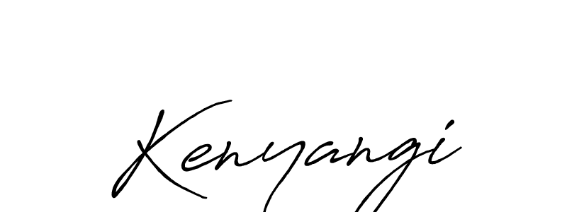You can use this online signature creator to create a handwritten signature for the name Kenyangi. This is the best online autograph maker. Kenyangi signature style 7 images and pictures png