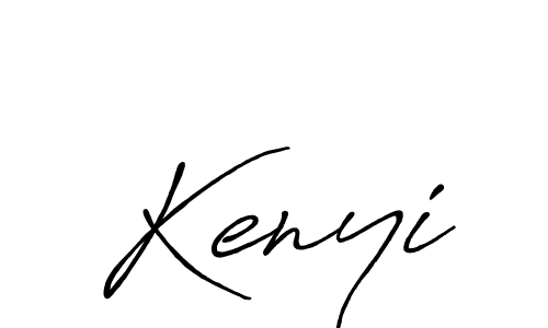Best and Professional Signature Style for Kenyi. Antro_Vectra_Bolder Best Signature Style Collection. Kenyi signature style 7 images and pictures png