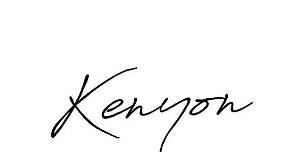 You should practise on your own different ways (Antro_Vectra_Bolder) to write your name (Kenyon) in signature. don't let someone else do it for you. Kenyon signature style 7 images and pictures png