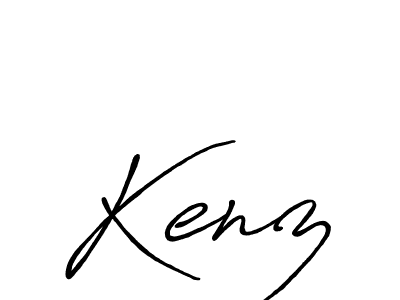 The best way (Antro_Vectra_Bolder) to make a short signature is to pick only two or three words in your name. The name Kenz include a total of six letters. For converting this name. Kenz signature style 7 images and pictures png