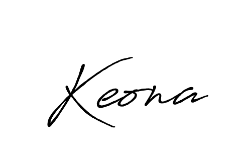 Use a signature maker to create a handwritten signature online. With this signature software, you can design (Antro_Vectra_Bolder) your own signature for name Keona. Keona signature style 7 images and pictures png