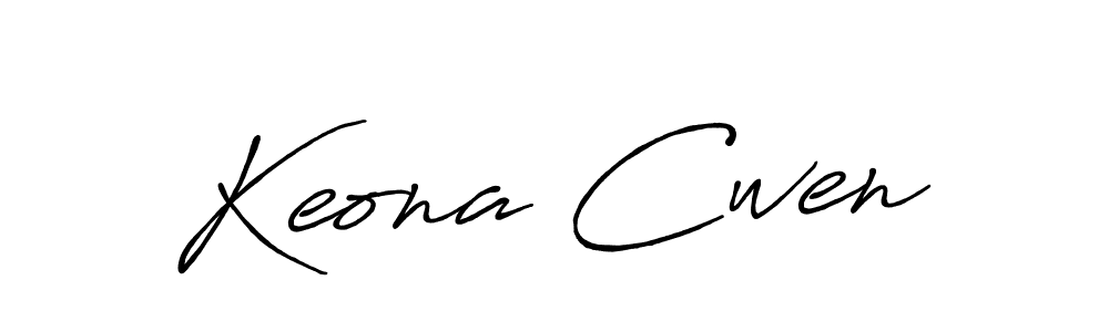 The best way (Antro_Vectra_Bolder) to make a short signature is to pick only two or three words in your name. The name Keona Cwen include a total of six letters. For converting this name. Keona Cwen signature style 7 images and pictures png