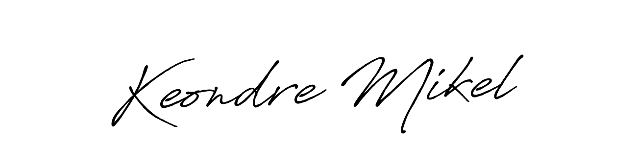 Once you've used our free online signature maker to create your best signature Antro_Vectra_Bolder style, it's time to enjoy all of the benefits that Keondre Mikel name signing documents. Keondre Mikel signature style 7 images and pictures png