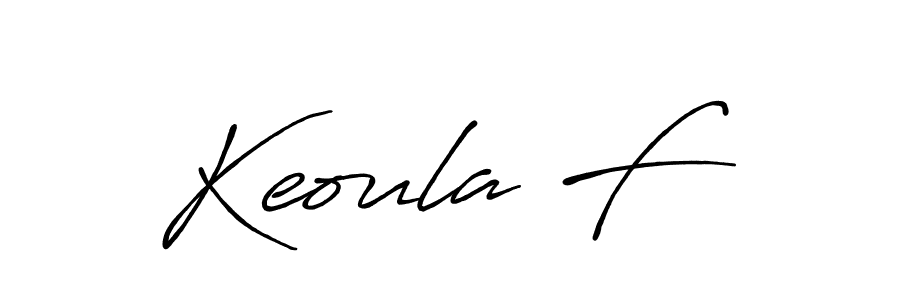 You should practise on your own different ways (Antro_Vectra_Bolder) to write your name (Keoula F ) in signature. don't let someone else do it for you. Keoula F  signature style 7 images and pictures png