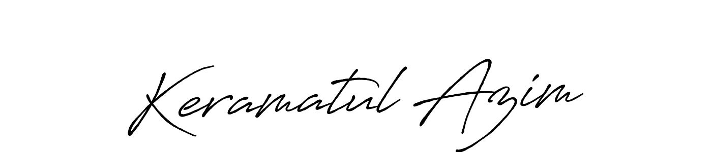 You can use this online signature creator to create a handwritten signature for the name Keramatul Azim. This is the best online autograph maker. Keramatul Azim signature style 7 images and pictures png
