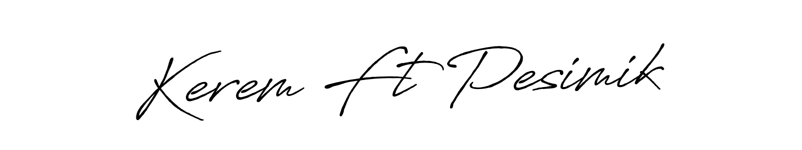 The best way (Antro_Vectra_Bolder) to make a short signature is to pick only two or three words in your name. The name Kerem Ft Pesimik include a total of six letters. For converting this name. Kerem Ft Pesimik signature style 7 images and pictures png