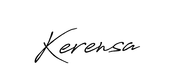 Also we have Kerensa name is the best signature style. Create professional handwritten signature collection using Antro_Vectra_Bolder autograph style. Kerensa signature style 7 images and pictures png