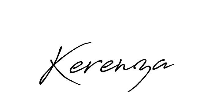 The best way (Antro_Vectra_Bolder) to make a short signature is to pick only two or three words in your name. The name Kerenza include a total of six letters. For converting this name. Kerenza signature style 7 images and pictures png