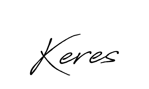 Design your own signature with our free online signature maker. With this signature software, you can create a handwritten (Antro_Vectra_Bolder) signature for name Keres. Keres signature style 7 images and pictures png