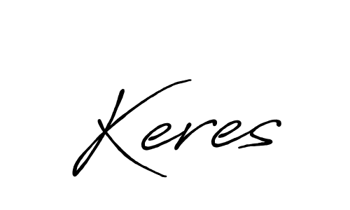 Design your own signature with our free online signature maker. With this signature software, you can create a handwritten (Antro_Vectra_Bolder) signature for name Keres. Keres signature style 7 images and pictures png