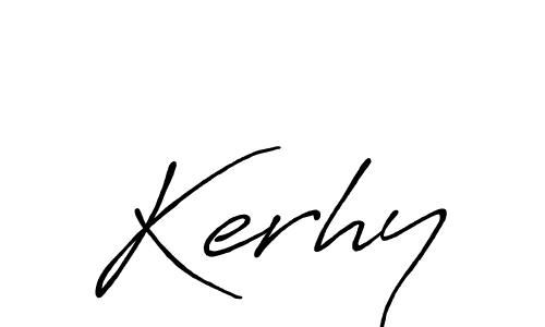 Here are the top 10 professional signature styles for the name Kerhy. These are the best autograph styles you can use for your name. Kerhy signature style 7 images and pictures png