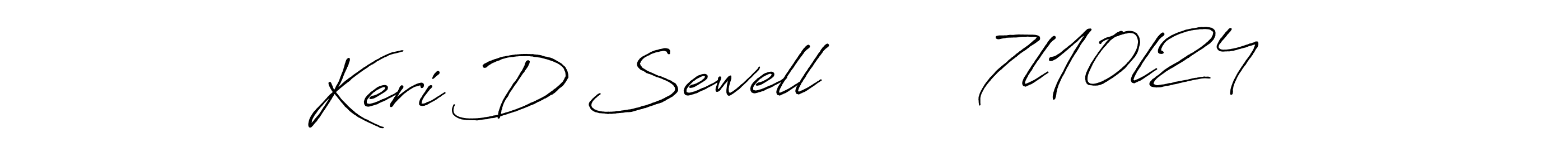 Make a short Keri D Sewell        7l10l24 signature style. Manage your documents anywhere anytime using Antro_Vectra_Bolder. Create and add eSignatures, submit forms, share and send files easily. Keri D Sewell        7l10l24 signature style 7 images and pictures png