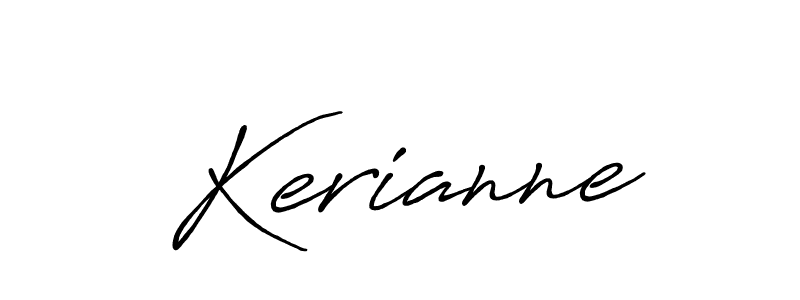 Best and Professional Signature Style for Kerianne. Antro_Vectra_Bolder Best Signature Style Collection. Kerianne signature style 7 images and pictures png