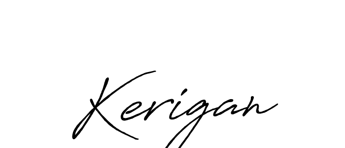 Also we have Kerigan name is the best signature style. Create professional handwritten signature collection using Antro_Vectra_Bolder autograph style. Kerigan signature style 7 images and pictures png