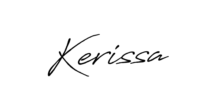 Similarly Antro_Vectra_Bolder is the best handwritten signature design. Signature creator online .You can use it as an online autograph creator for name Kerissa. Kerissa signature style 7 images and pictures png