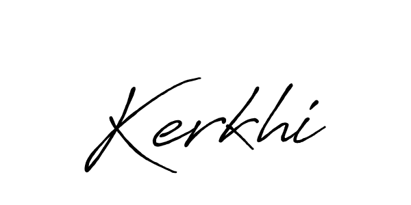 It looks lik you need a new signature style for name Kerkhi. Design unique handwritten (Antro_Vectra_Bolder) signature with our free signature maker in just a few clicks. Kerkhi signature style 7 images and pictures png