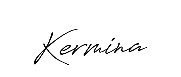 if you are searching for the best signature style for your name Kermina. so please give up your signature search. here we have designed multiple signature styles  using Antro_Vectra_Bolder. Kermina signature style 7 images and pictures png