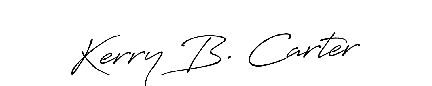 Check out images of Autograph of Kerry B. Carter name. Actor Kerry B. Carter Signature Style. Antro_Vectra_Bolder is a professional sign style online. Kerry B. Carter signature style 7 images and pictures png