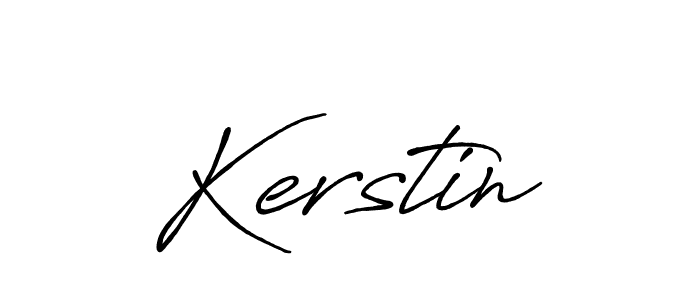 How to make Kerstin signature? Antro_Vectra_Bolder is a professional autograph style. Create handwritten signature for Kerstin name. Kerstin signature style 7 images and pictures png