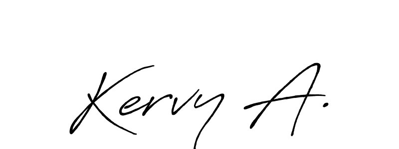 Once you've used our free online signature maker to create your best signature Antro_Vectra_Bolder style, it's time to enjoy all of the benefits that Kervy A. name signing documents. Kervy A. signature style 7 images and pictures png