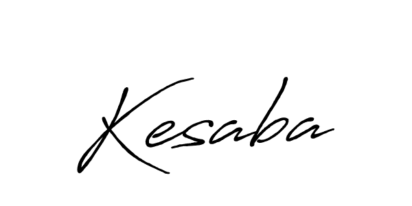 How to make Kesaba signature? Antro_Vectra_Bolder is a professional autograph style. Create handwritten signature for Kesaba name. Kesaba signature style 7 images and pictures png