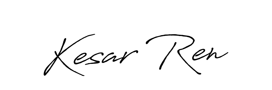 This is the best signature style for the Kesar Ren name. Also you like these signature font (Antro_Vectra_Bolder). Mix name signature. Kesar Ren signature style 7 images and pictures png