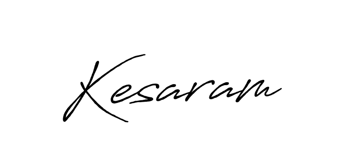 How to make Kesaram name signature. Use Antro_Vectra_Bolder style for creating short signs online. This is the latest handwritten sign. Kesaram signature style 7 images and pictures png