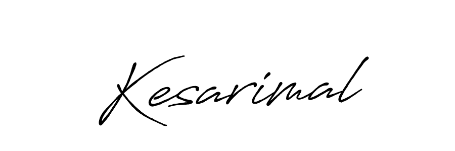 Make a beautiful signature design for name Kesarimal. With this signature (Antro_Vectra_Bolder) style, you can create a handwritten signature for free. Kesarimal signature style 7 images and pictures png