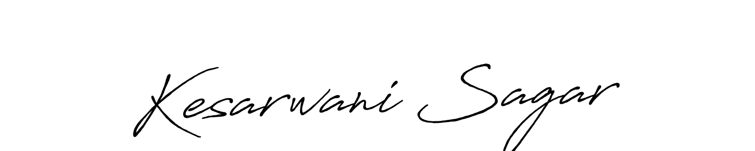 Antro_Vectra_Bolder is a professional signature style that is perfect for those who want to add a touch of class to their signature. It is also a great choice for those who want to make their signature more unique. Get Kesarwani Sagar name to fancy signature for free. Kesarwani Sagar signature style 7 images and pictures png