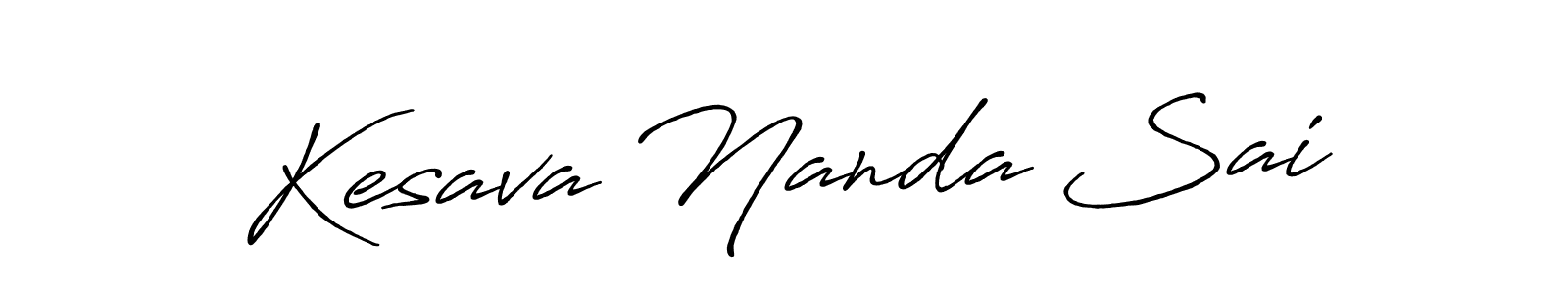 Antro_Vectra_Bolder is a professional signature style that is perfect for those who want to add a touch of class to their signature. It is also a great choice for those who want to make their signature more unique. Get Kesava Nanda Sai name to fancy signature for free. Kesava Nanda Sai signature style 7 images and pictures png