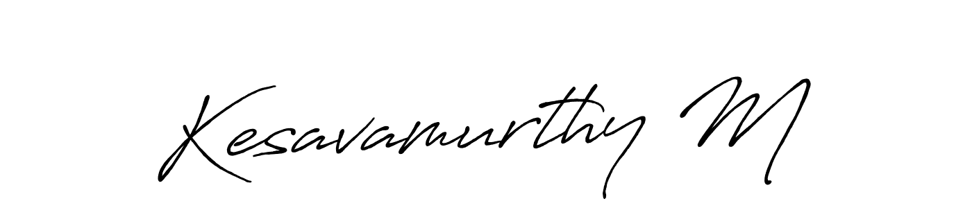 Kesavamurthy M stylish signature style. Best Handwritten Sign (Antro_Vectra_Bolder) for my name. Handwritten Signature Collection Ideas for my name Kesavamurthy M. Kesavamurthy M signature style 7 images and pictures png