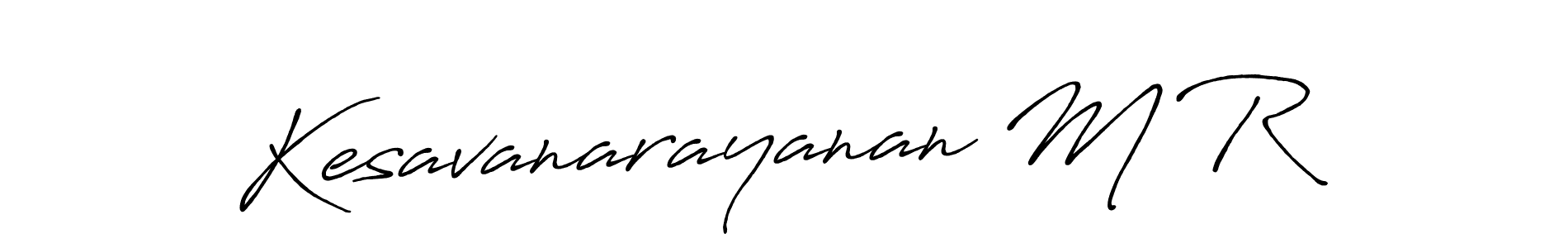 How to Draw Kesavanarayanan M R signature style? Antro_Vectra_Bolder is a latest design signature styles for name Kesavanarayanan M R. Kesavanarayanan M R signature style 7 images and pictures png